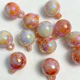 16mm Marbled Pendant Beads (Mix and Single Color)